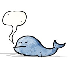 Cartoon Whale N45
