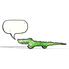 Cartoon Crocodile N38