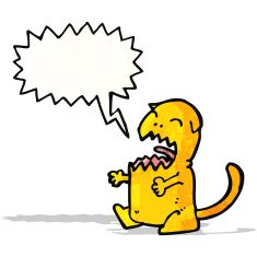 angry cartoon cat N6