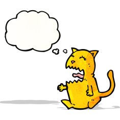 Angry Cat Cartoon N3