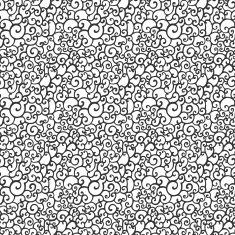 Seamless pattern with doodle ornament N6
