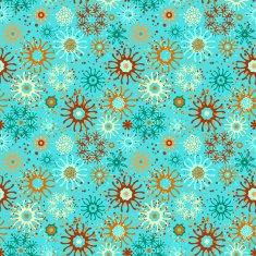 Seamless pattern with doodle ornament N8