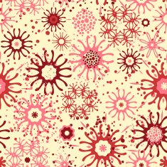 Seamless pattern with doodle ornament N10