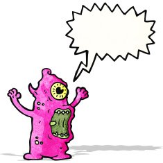Cartoon monster N65