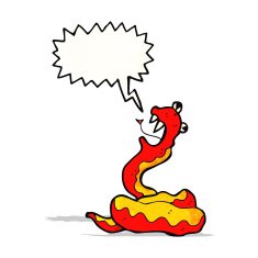 poisonous snake cartoon N4