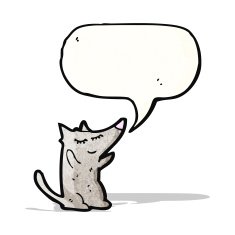 little wolf cartoon N6