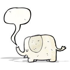 cute cartoon elephant N2