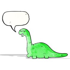 cartoon dinosaur N81
