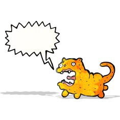 funny cartoon cat N113