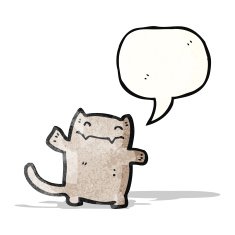 cartoon happy cat N2