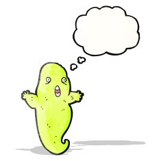 glowing green cartoon ghost N2