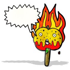 toffee apple cartoon N2