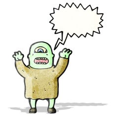 Cartoon Cyclops N13