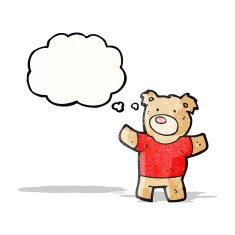 Cute Cartoon Teddy Bear N10