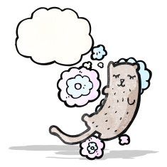 funny cartoon cat (raster version) N2