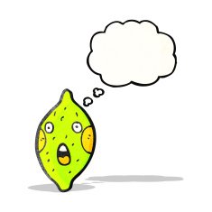 cartoon lime (raster version)