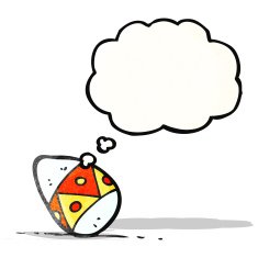 easter egg cartoon (raster version)