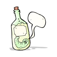 cartoon tequila bottle N5