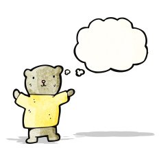 cartoon teddy bear N67