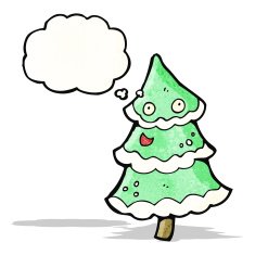Christmas tree cartoon N3