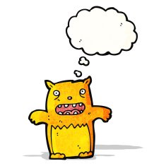 funny cartoon cat N120