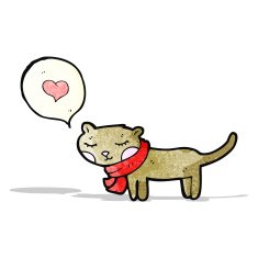 Cute cartoon cat N28