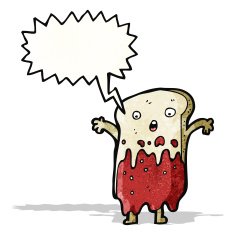 sliced bread cartoon character N11
