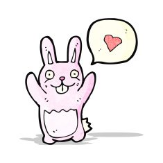 crazy rabbit cartoon