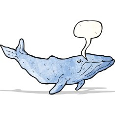 Cartoon Whale N47