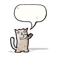 cute little cat cartoon