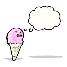Cartoon Ice Cream Cone N59