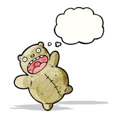cartoon teddy bear N69