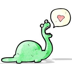 cartoon friendly dinosaur N2