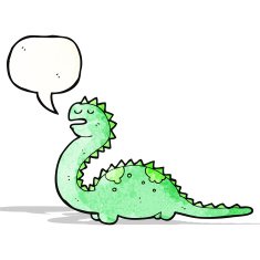 cartoon friendly dinosaur N3