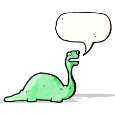 cartoon friendly dinosaur N7