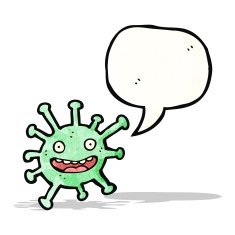 funny cartoon germ N3
