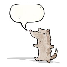 Cartoon Wolf N69