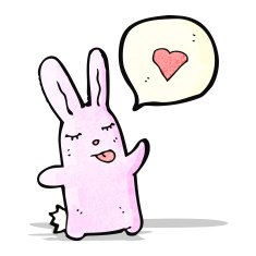 cute cartoon bunny rabbit