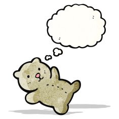cartoon teddy bear N74