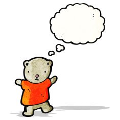 cartoon teddy bear N75