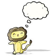 Cartoon Lion N77