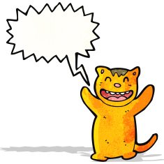 Cartoon Cat N179
