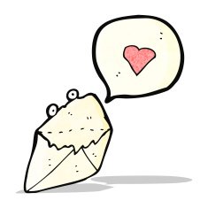 love letter cartoon