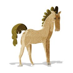 Cartoon Horse N44