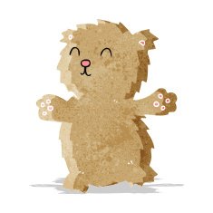 cartoon teddy bear N78