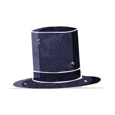 Cartoon Top Hat N13