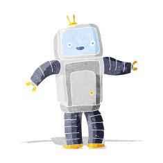 Cartoon Robot N91