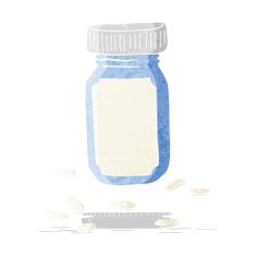 cartoon jar of pills N5