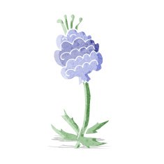 cartoon flower N108