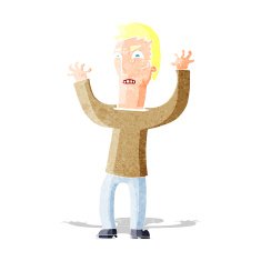 cartoon angry man N16